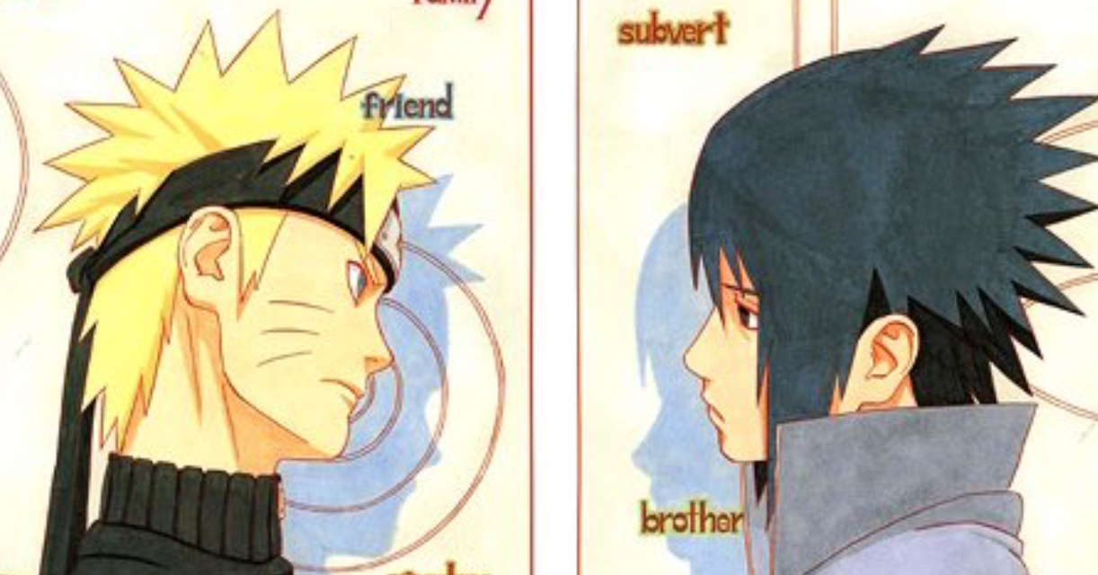 Arte imagina como seria Naruto e Sasuke jovens com o estilo de Boruto