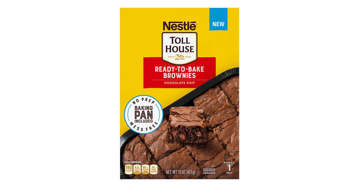 Toll House Changes the Snack Game with New Ready to Bake Brownies and More