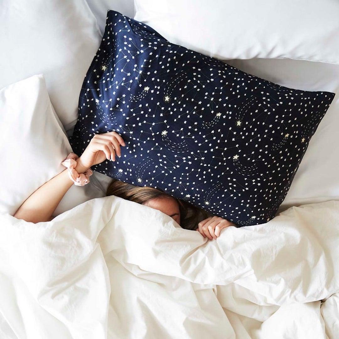 Brooklinen silk pillowcase, mulberry print Brooklinen silk pillowcase, mulberry print