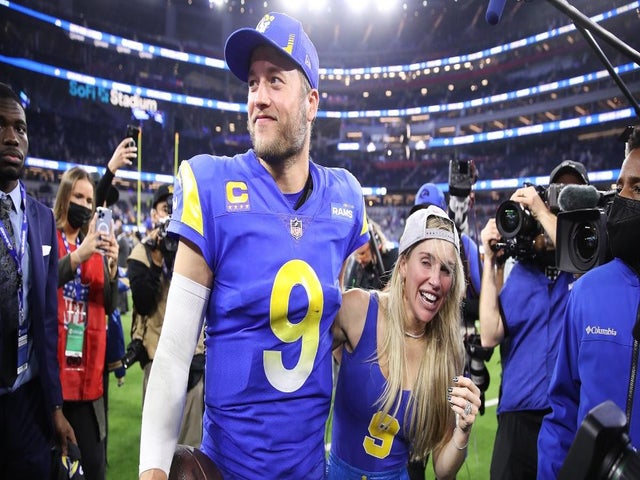 Matthew Stafford and Wife Kelly Share Emotional Moment After Rams Win NFC Championship