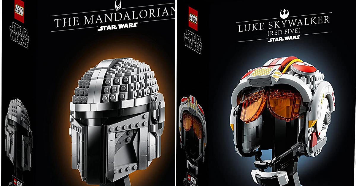 LEGO Star Wars The Mandalorian and Luke Skywalker X-Wing Helmet Sets Are On the Way - Vimarsana News