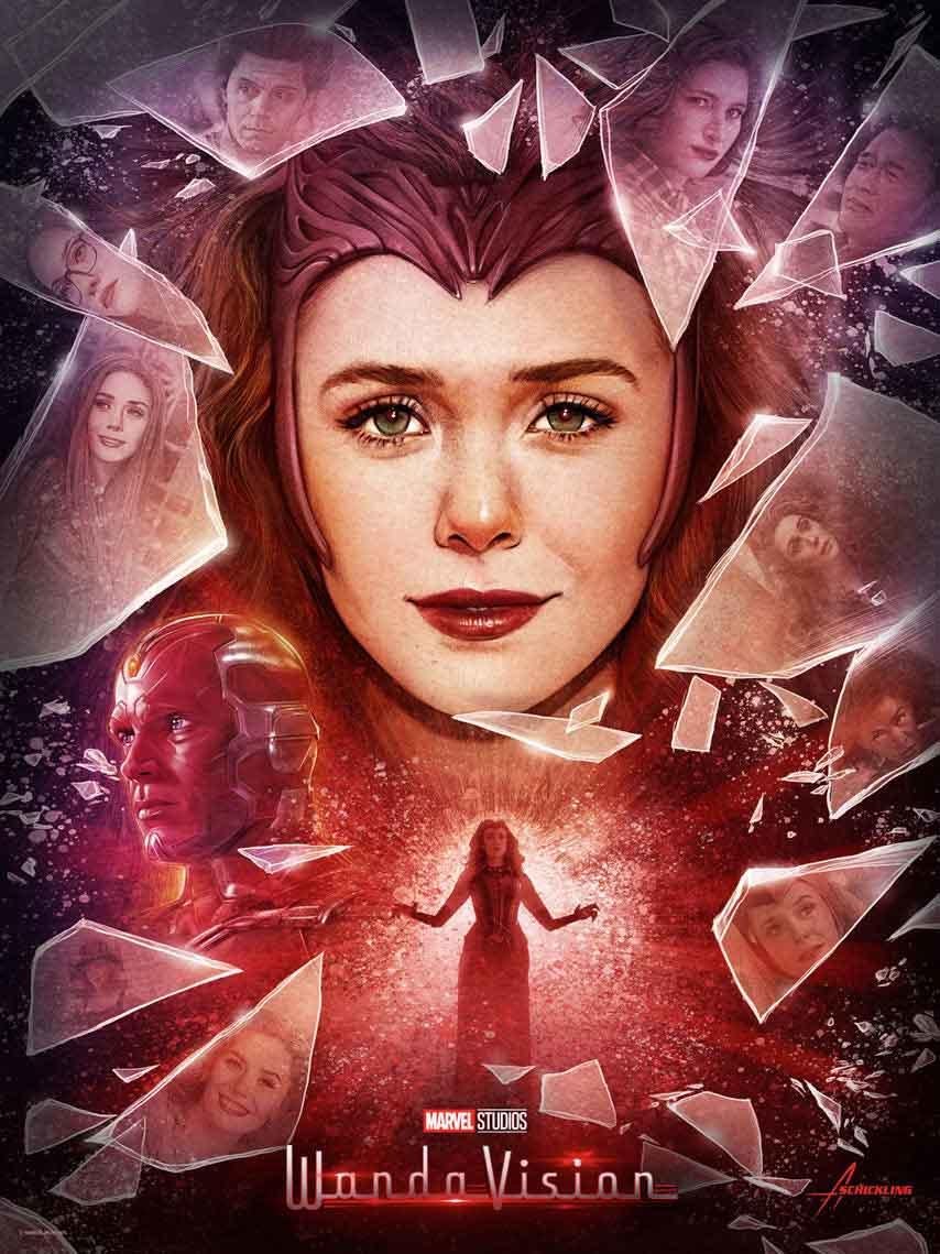 Marvel Reveals Wonderful New WandaVision Poster