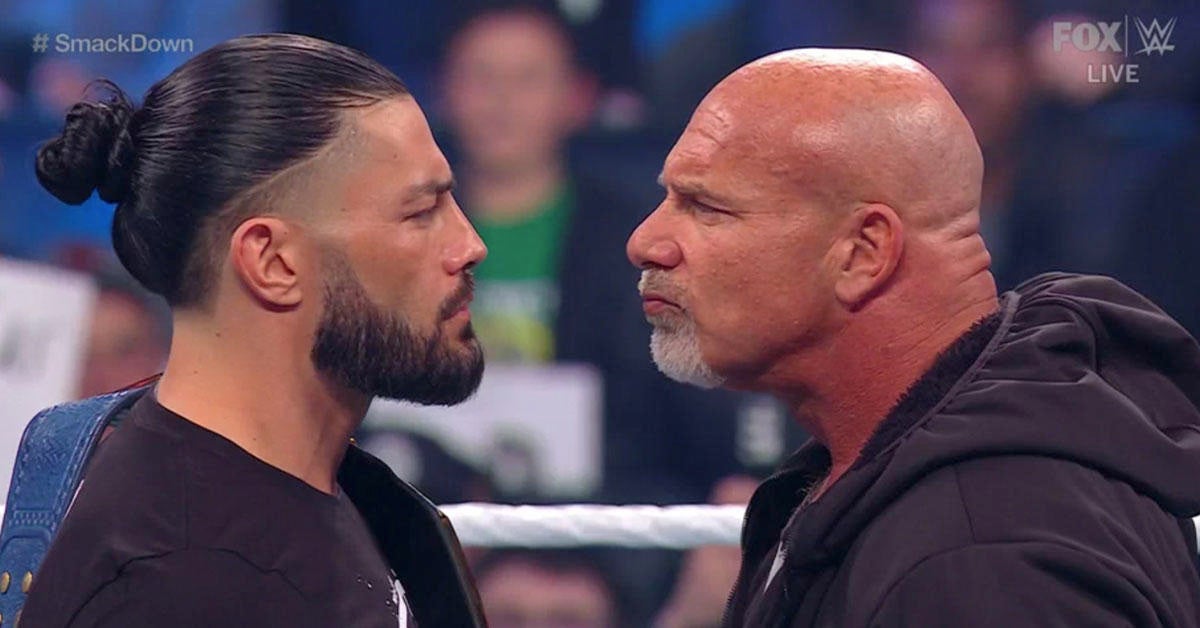 Goldberg Returns to WWE SmackDown to Challenge Roman Reigns