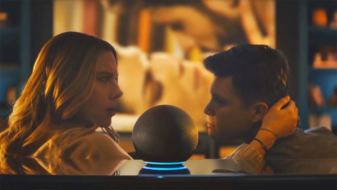Watch Scarlett Johansson and Colin Jost Mock Their Marriage in Super Bowl 2022 Commercial