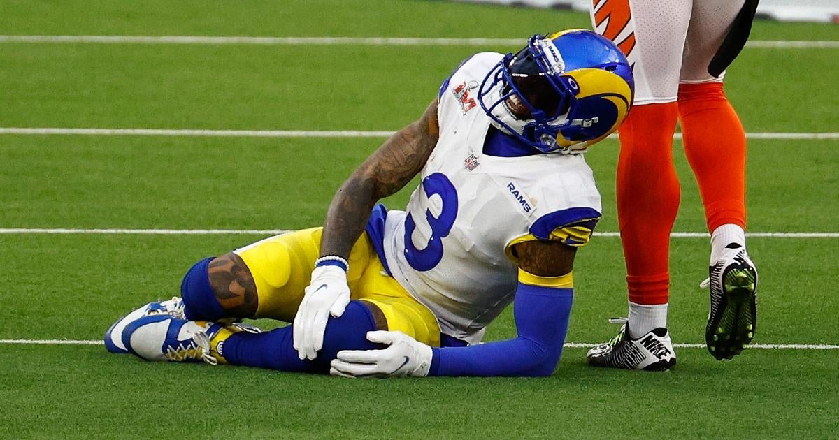 Odell Beckham, Robert Woods share special moment after Super Bowl