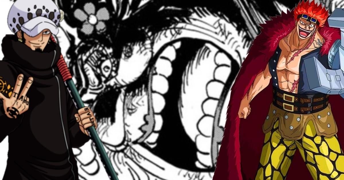 TRAFALGAR LAW e EUSTASS KID combinam ataques e derrubam BIG MOM ( One