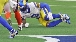 Super Bowl 2022: Rams' Odell Beckham Jr. doesn't let knee injury dampen  championship celebration 