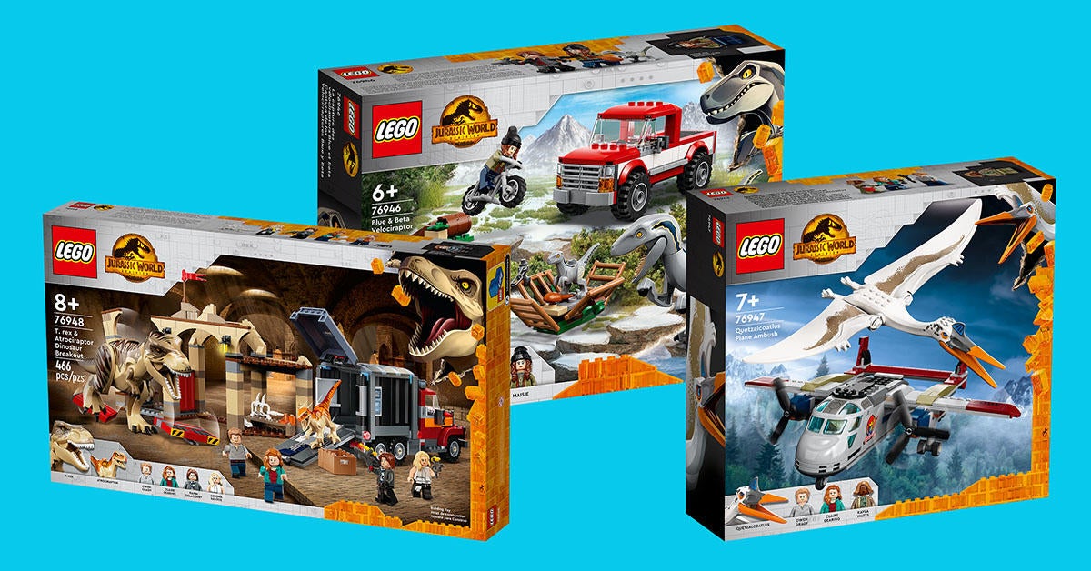 New Lego Jurassic Park sets will, uh, find a way… to destroy our