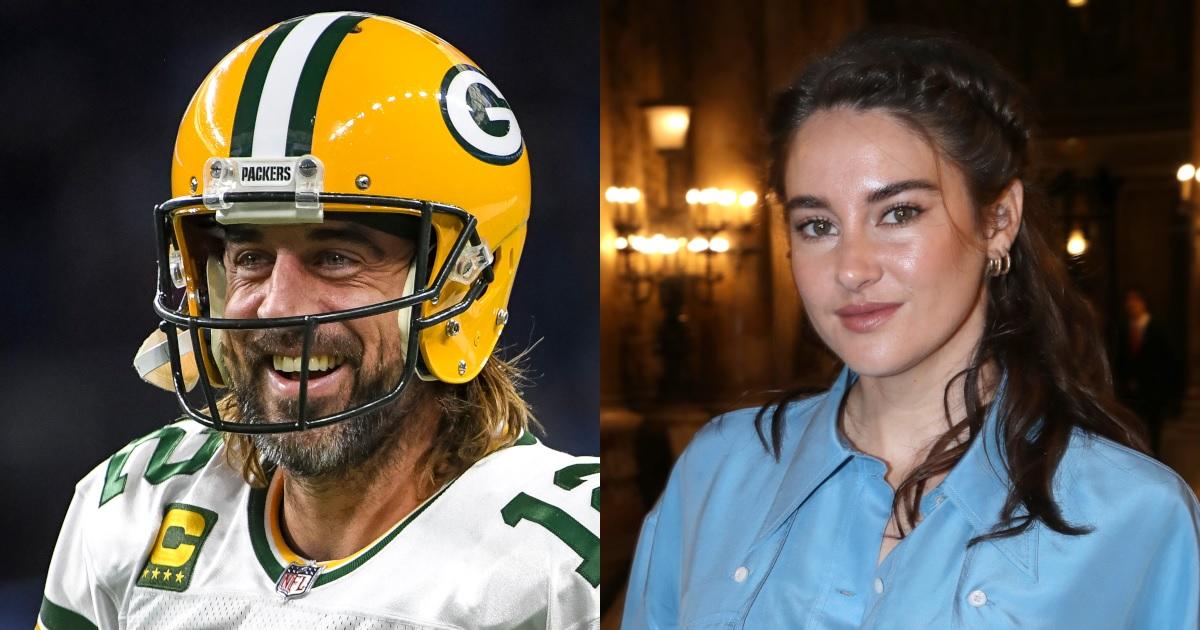 aaron-rodgers-shailene-woodley-getty-images