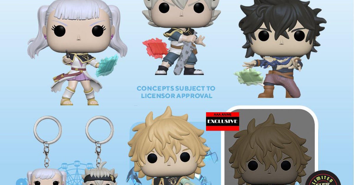 Black Clover Gets Its First Funko Pops at Funko Fair 2022