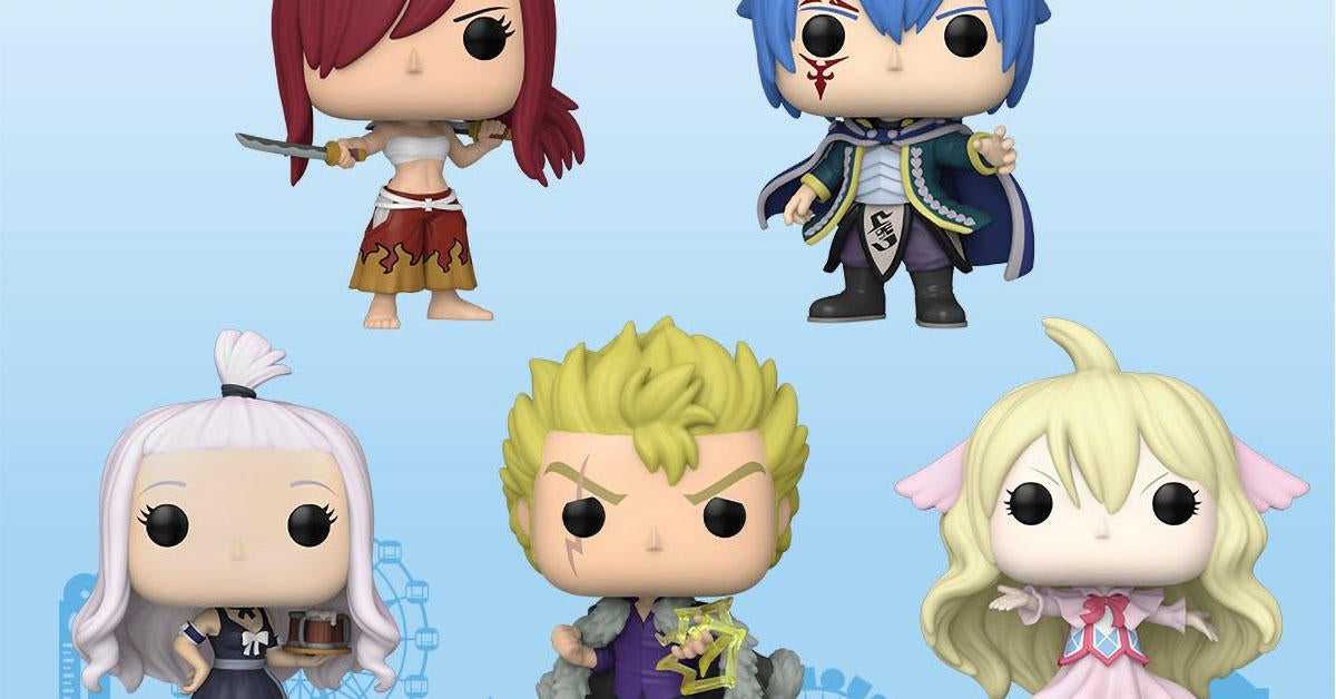 New Fairy Tail Funko Pops Drop at Funko Fair 2022