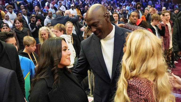 Michael Jordan and Vanessa Bryant Share Special Moment During NBA All-Star Game