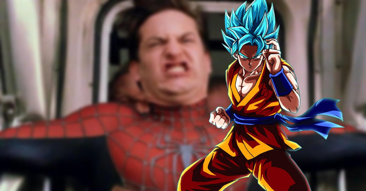 goku and vegeta vs marvel spiderman