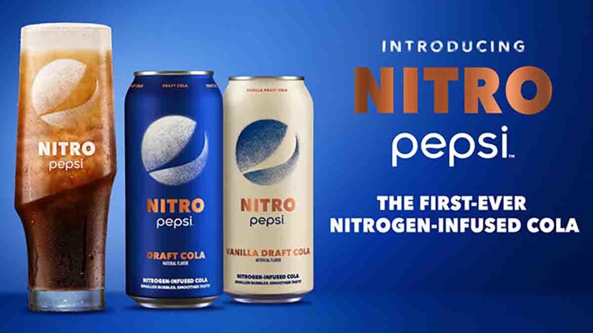 Pepsi Introduces New NitrogenInfused Cola