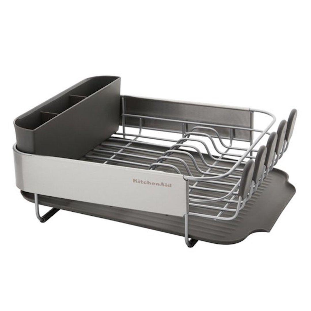 KitchenAid stainless steel wrap compact dish rack KitchenAid stainless steel wrap compact dish rack
