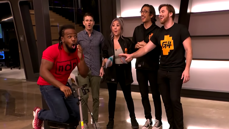 WWE's Xavier Woods Utters NSFW Blooper in Hilarious 'Attack of the Show!' Moment
