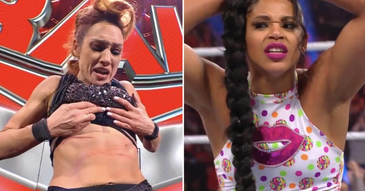 Becky Lynch Shows Off Welts from Bianca Belair's Hair, Has Harsh