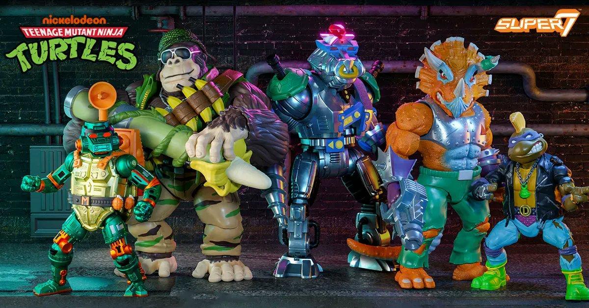 New TMNT Ultimates Figure PreOrders Triceratron, Guerilla Gorilla