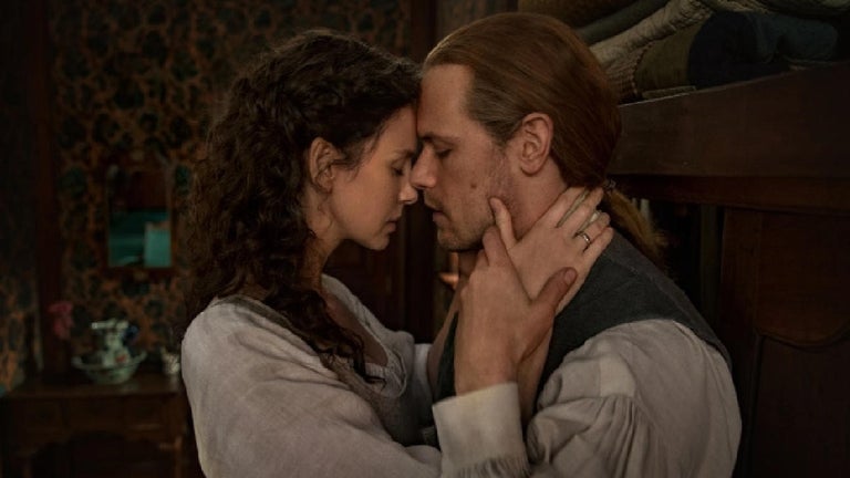 'Outlander' Stars Caitriona Balfe and Sam Hueghan on the Frasers' Quest for Peace Amidst War