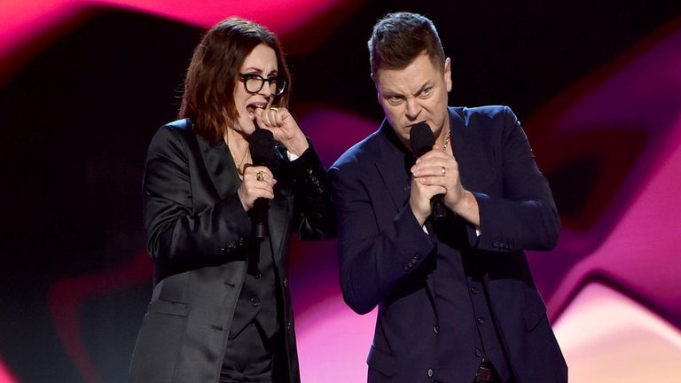 Megan Mullally and Nick Offerman Give Explicit Response Over Ukraine Invasion at Independent Spirit Awards 2022