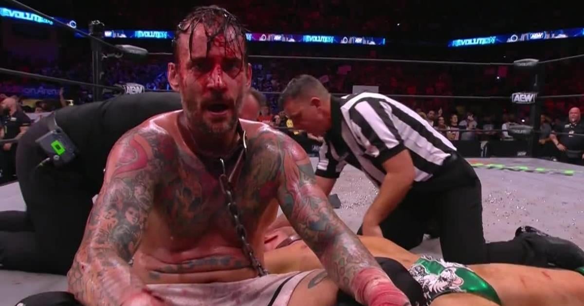 CM Punk Beats MJF in a Wildly Bloody Dog Collar Match at