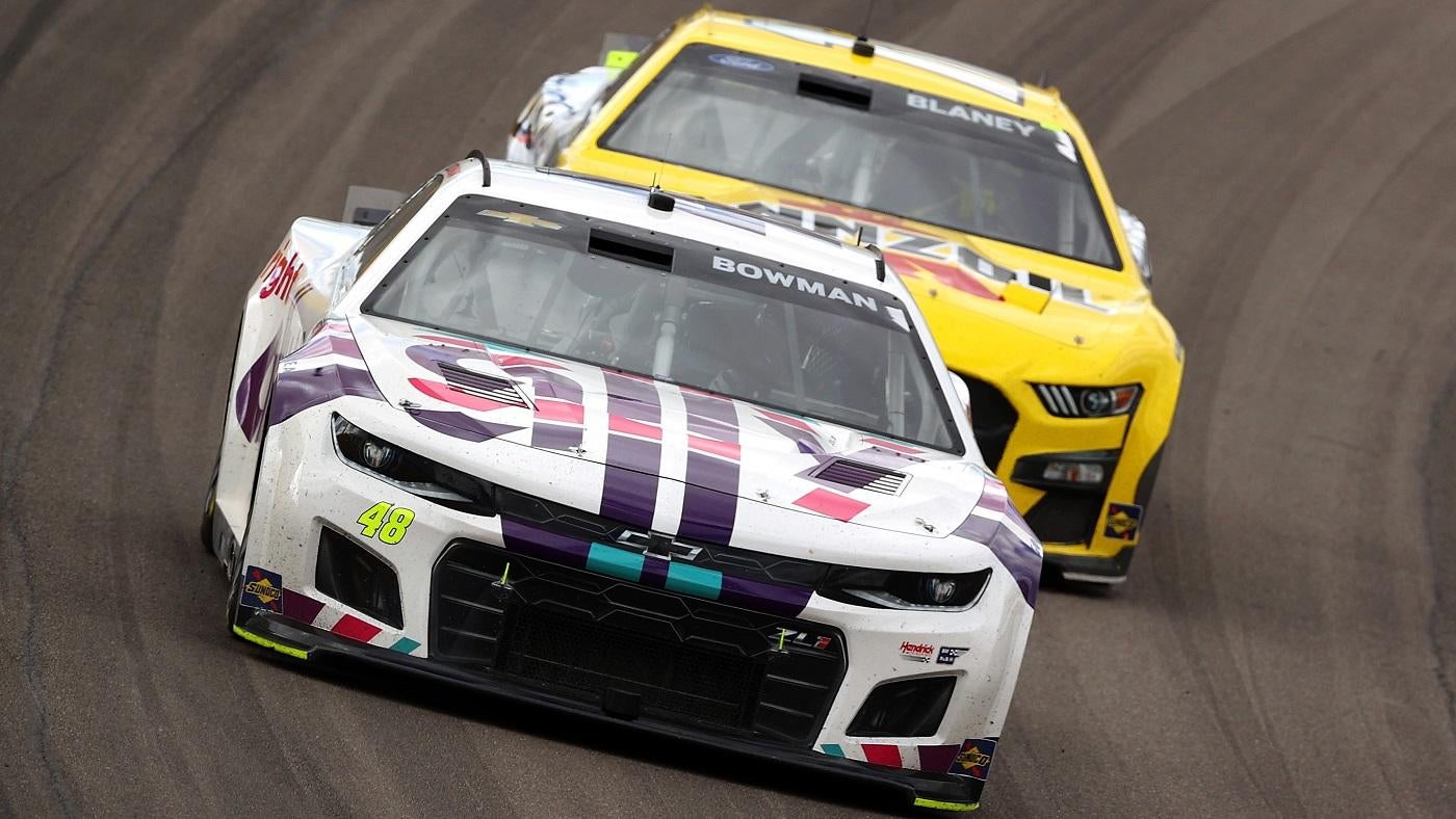 NASCAR Cup Series at Las Vegas results Alex Bowman holds off Kyle Larson for win after late-race OT restart