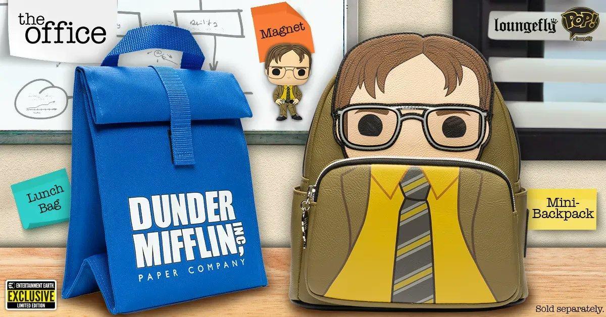 The Office Drops Exclusive Loungefly Dwight Schrute and Dunder