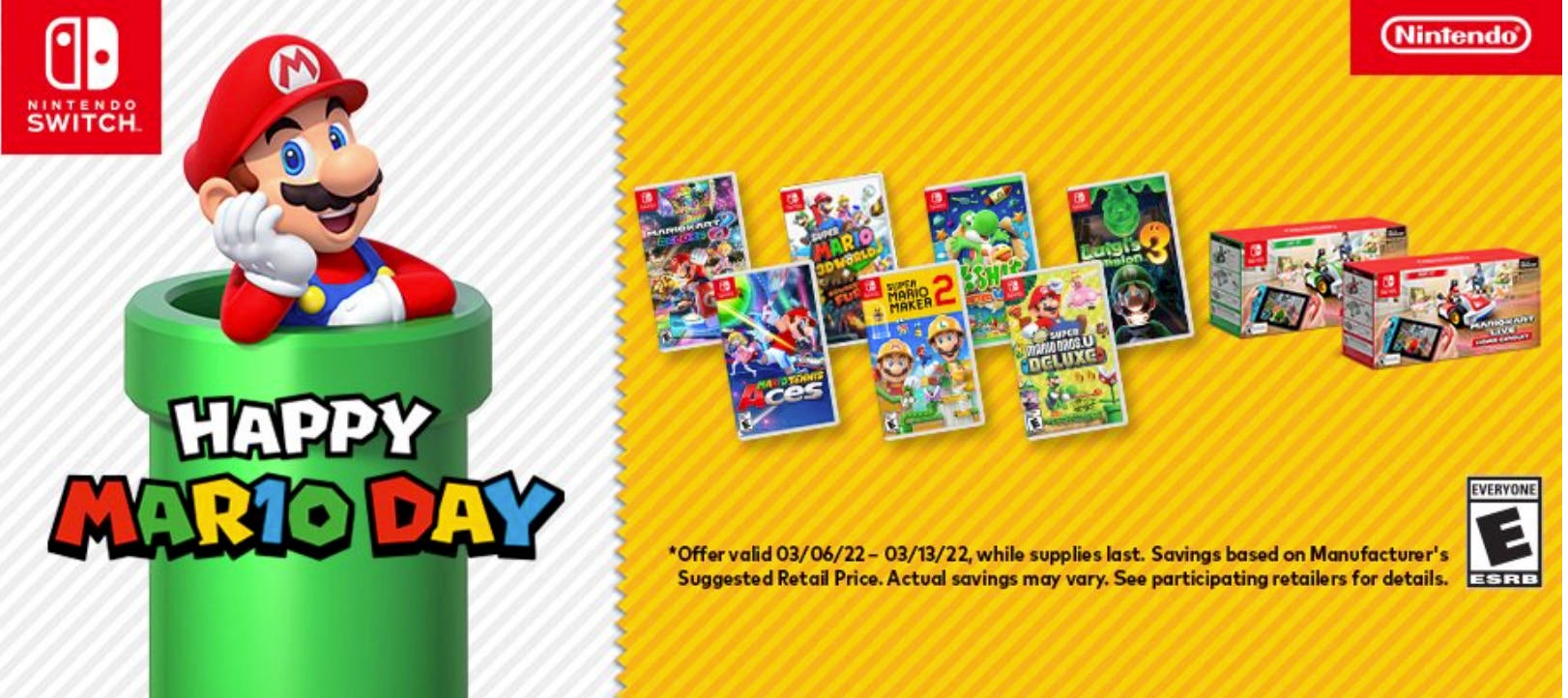 Mario day hot sale deals