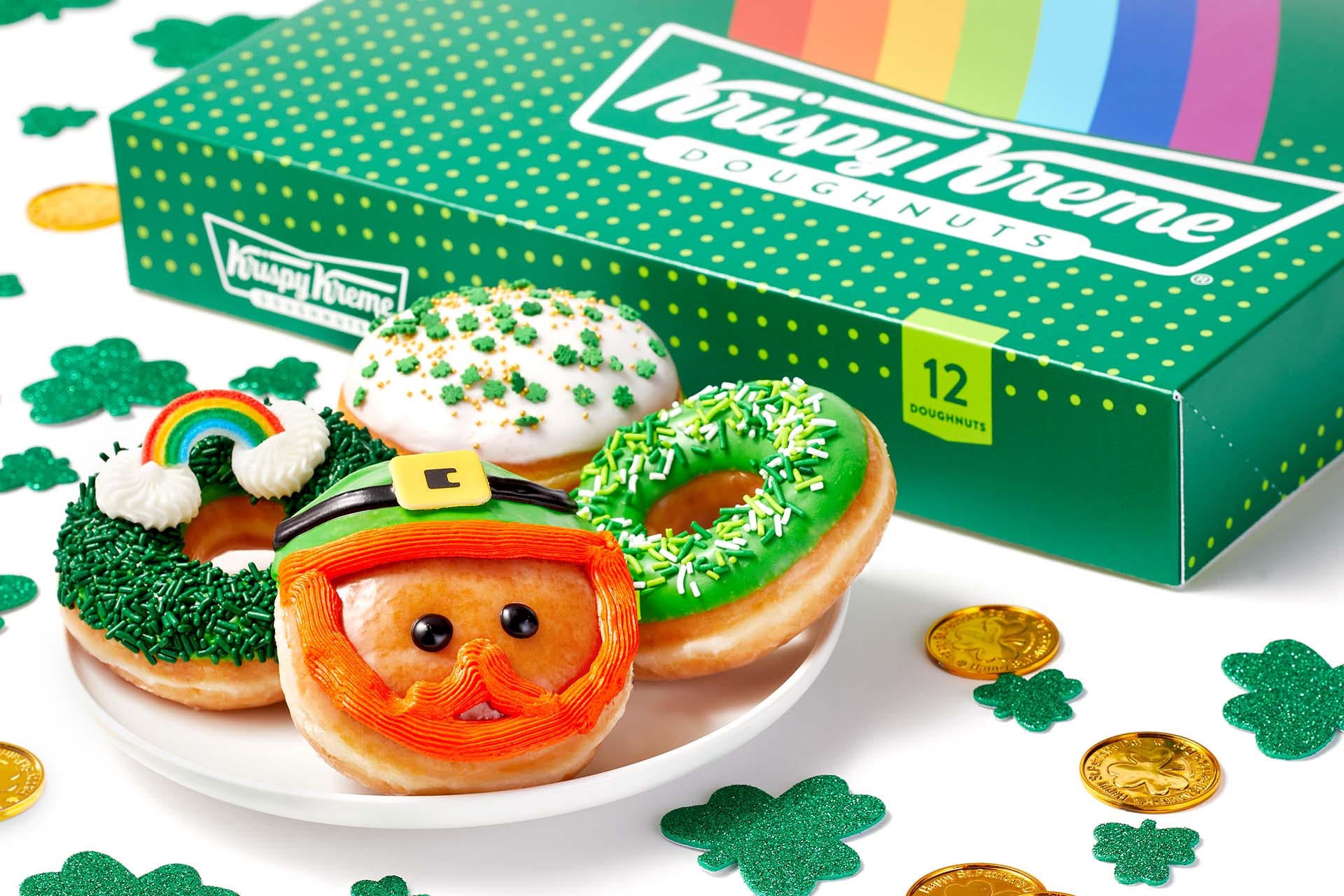 Krispy Kreme Introduces 4 New Doughnuts for St. Patrick's Day