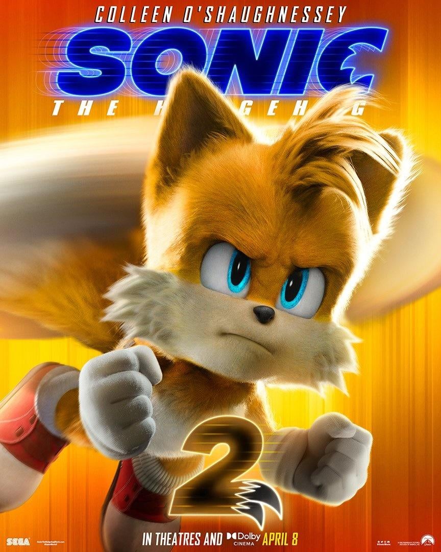 Pôster de Sonic 2: O Filme reúne Tails, Knuckles e Robotnik; veja
