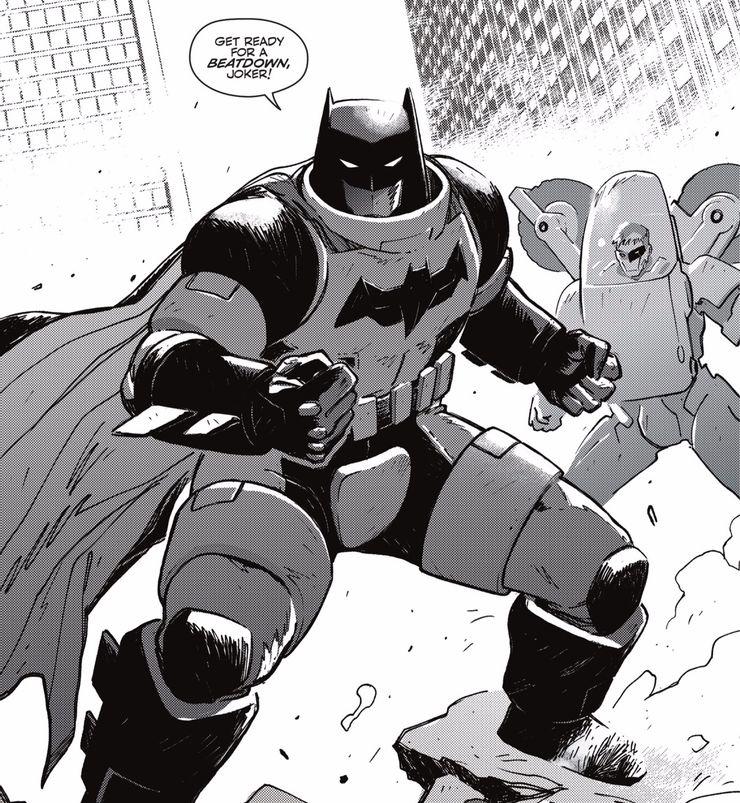 DC's New Batman Battles in Iconic Dark Knight Returns Batsuit