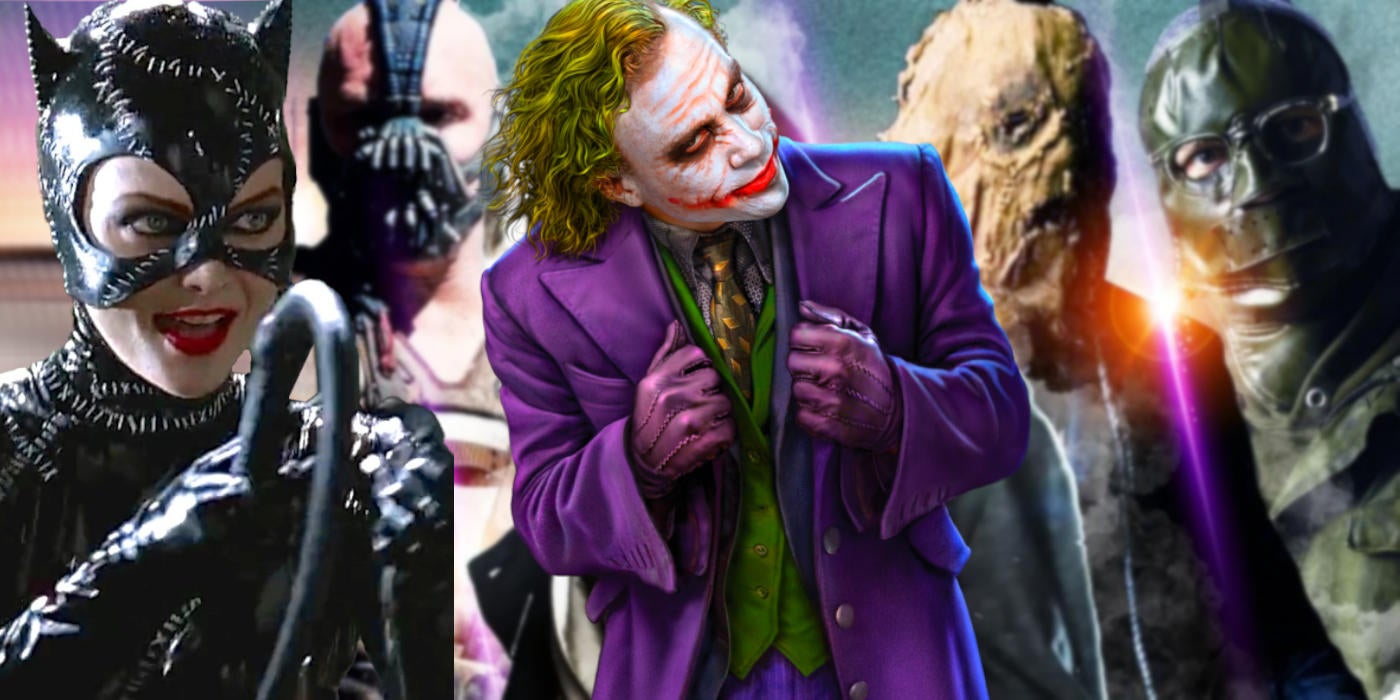 Batman Movie Villains Ranked (Including The Batman)