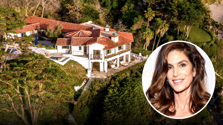 Tour Cindy Crawford and 'Yellowstone' Actress' Former $99.5M Mediterranean-Styled Malibu Mansion