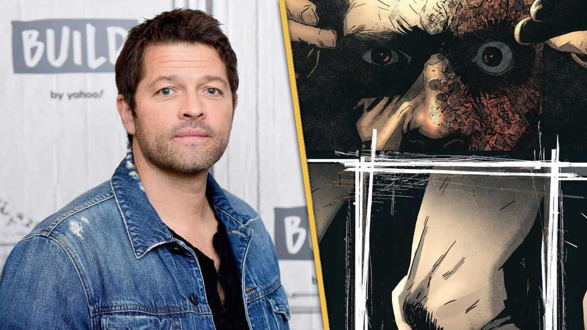 Gotham Knights Star Misha Collins Celebrates Series Pickup with Harvey Dent  Photo