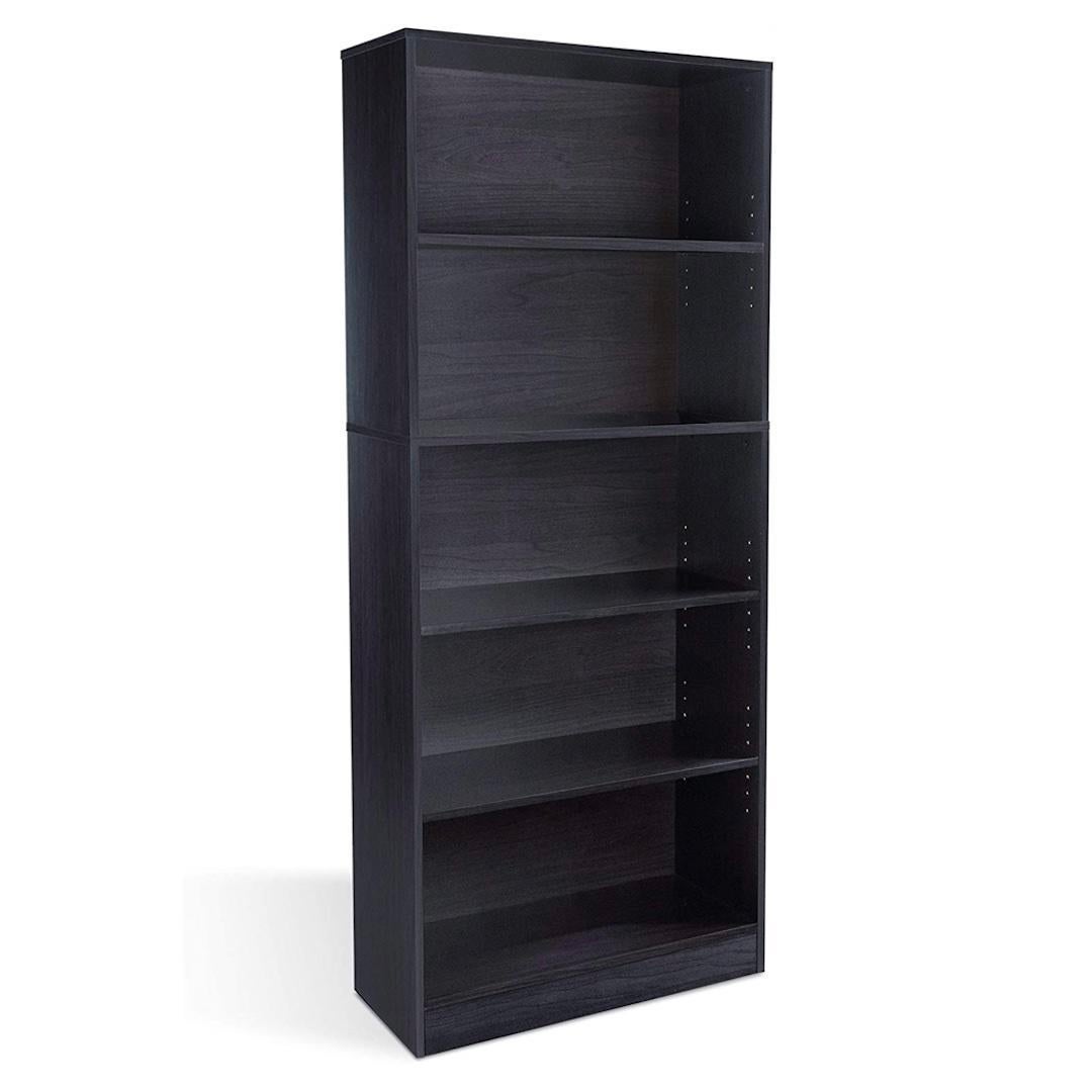 Atlantic Oskar 65" five-shelf bookcase