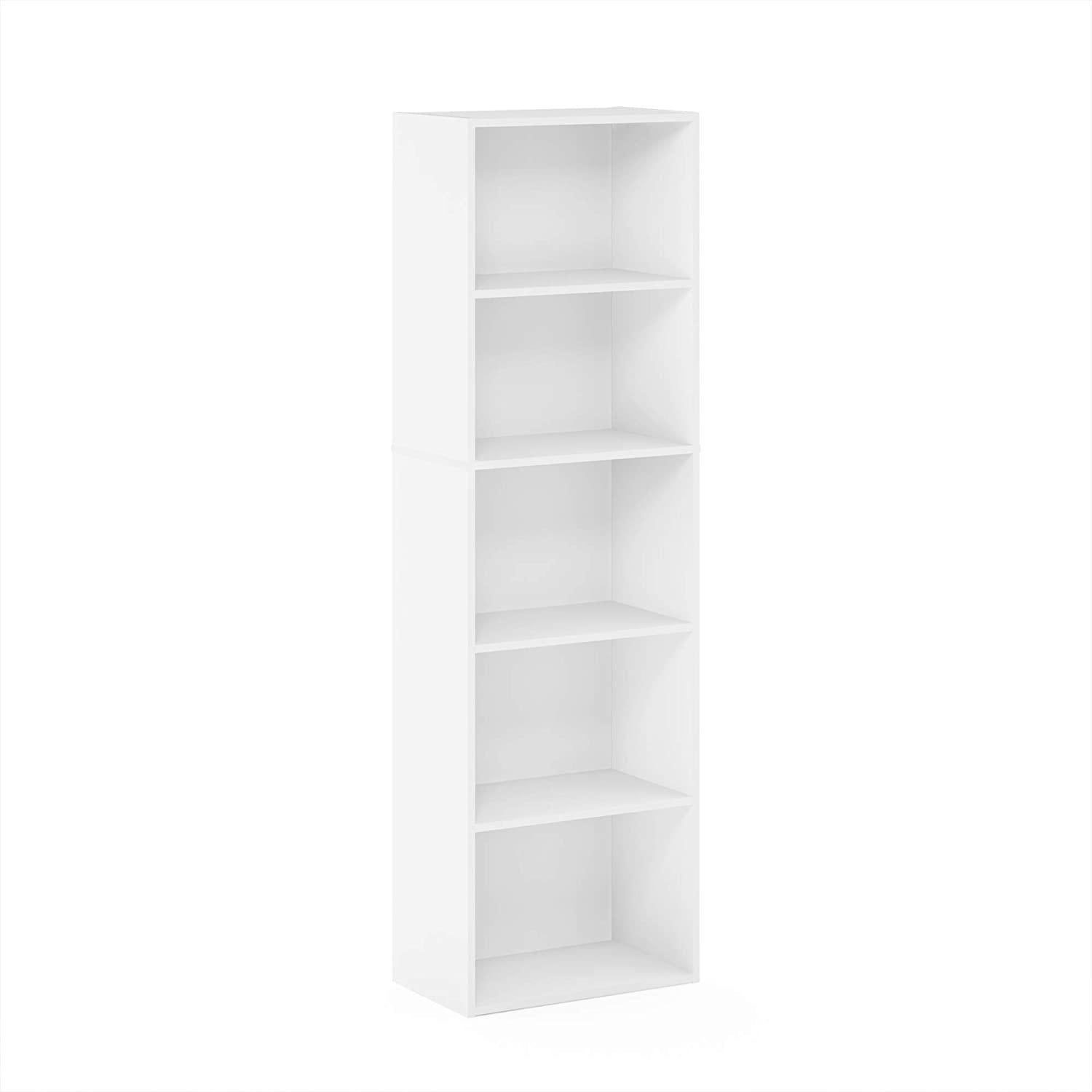 Furinno Luder 52" five-shelf bookcase