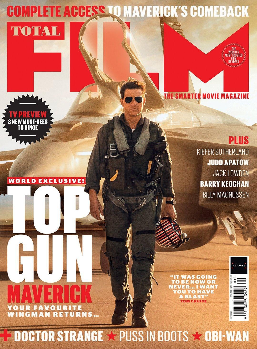 Top Gun: Maverick ganha imagens inéditas na capa da revista Total Film