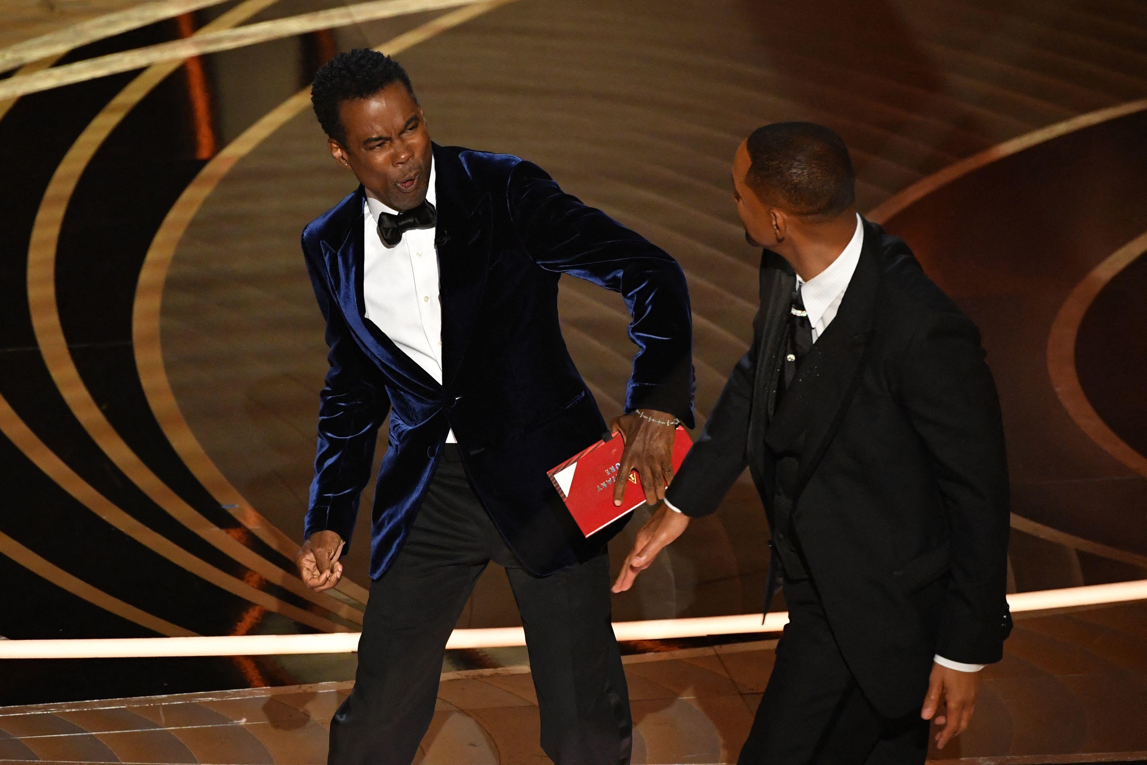 Will Smith and Chris Rock at the Academy Awards