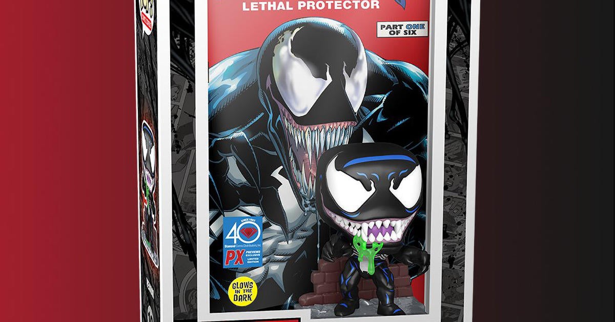 Funko Venom Lethal Protector Marvel Comic Cover Pop Figure Drops 