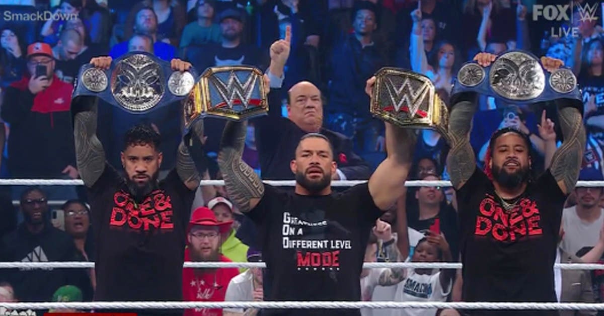 the usos tag team champions 2022