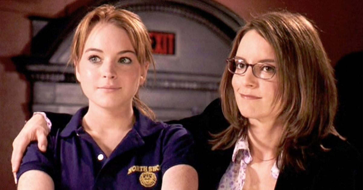 lindsay lohan and tina fey in mean girls
