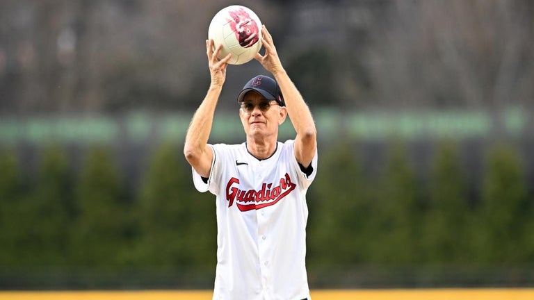 Tom Hanks' Cleveland Guardians First Pitch Reunites Him With Wilson From 'Cast Away'