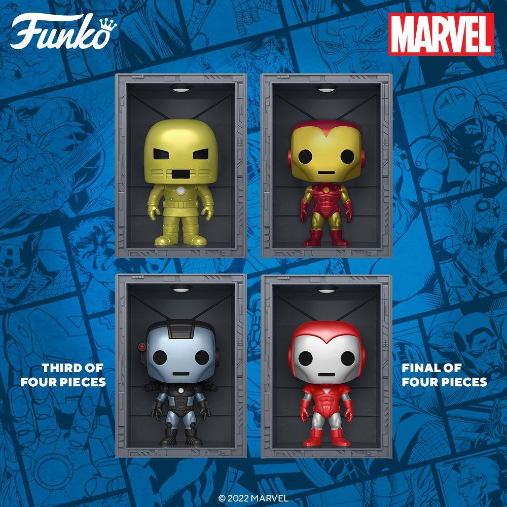 The Marvel Iron Man Hall of Armor Funko Pop PX Exclusive Series Is