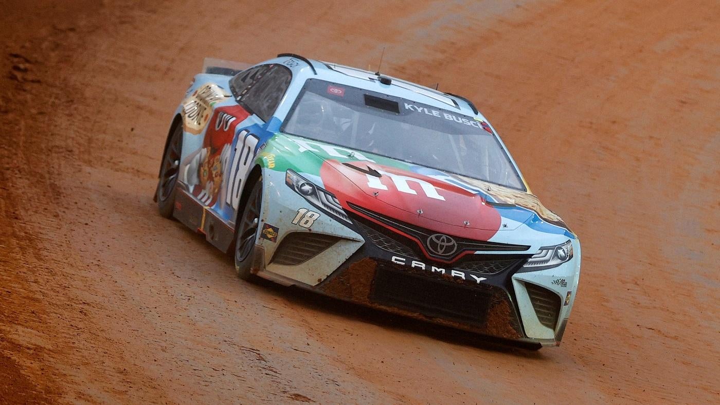 NASCAR Cup Series at Bristol dirt race results Kyle Busch steals a win after a last-lap wreck