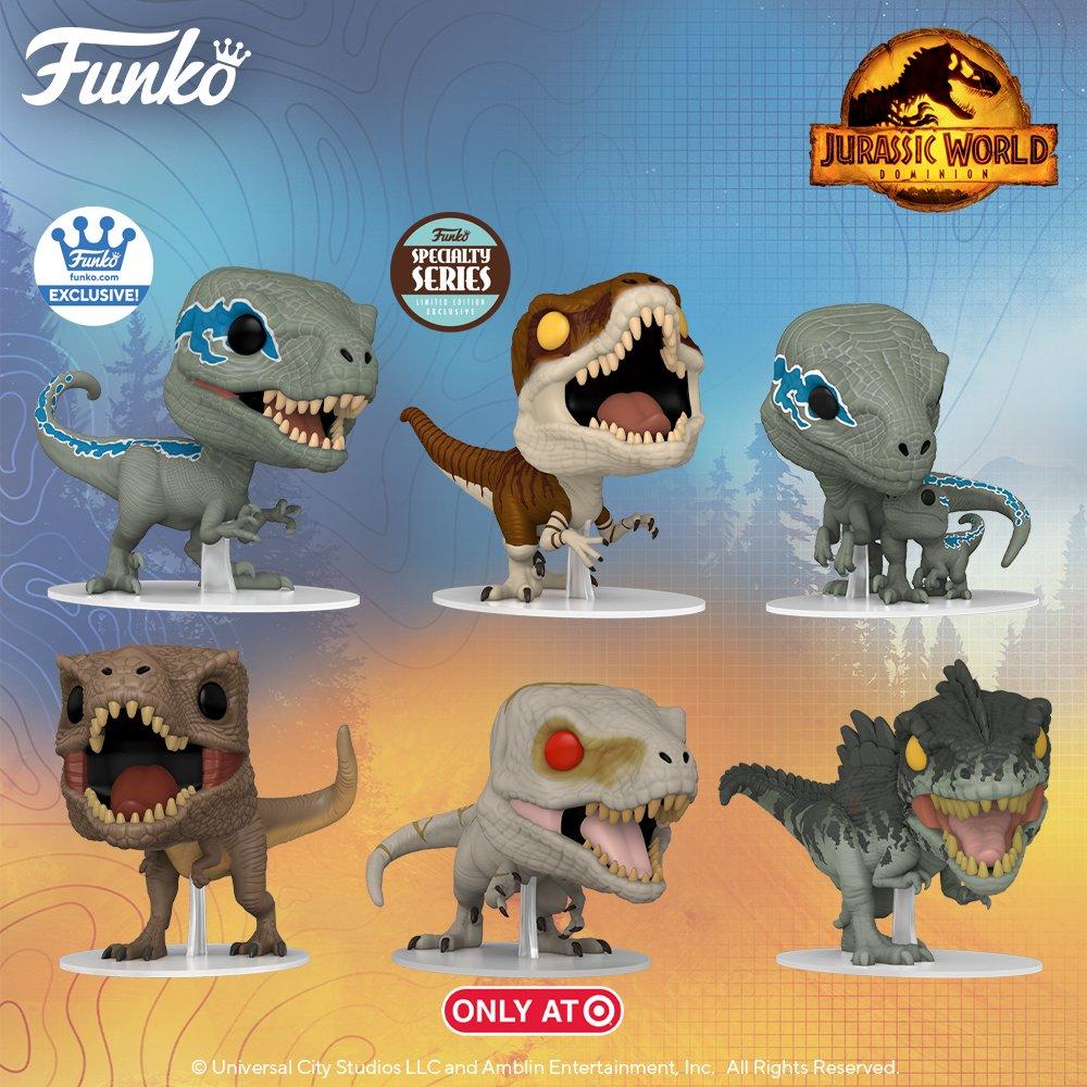 Jurassic World Dominion Gets a Massive Wave of Funko Pops