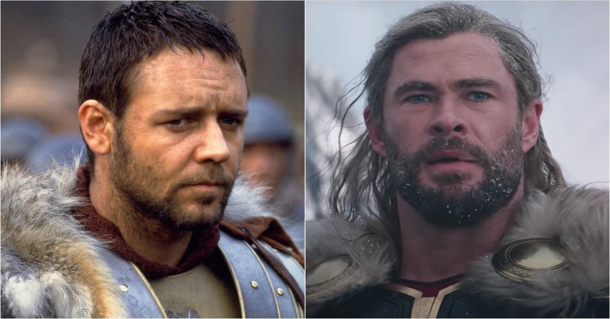 Thor 4 Trailer revela o visual do Zeus personagem do ator Russell Crowe