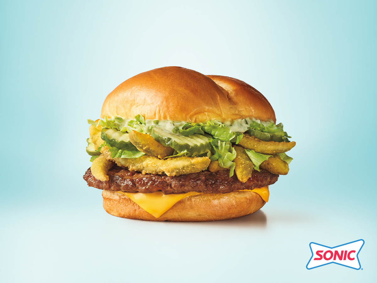 SONIC Introducing New Big Dill Cheeseburger Complete With Pickle Fries