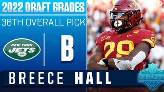 NFL Draft 2022: Jets strike trade with Giants to move up to select Iowa  State RB Breece Hall 