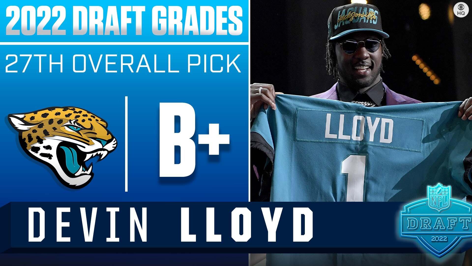 NFL: Jaguars 1st-round pick Devin Lloyd grabs tip-drill INT