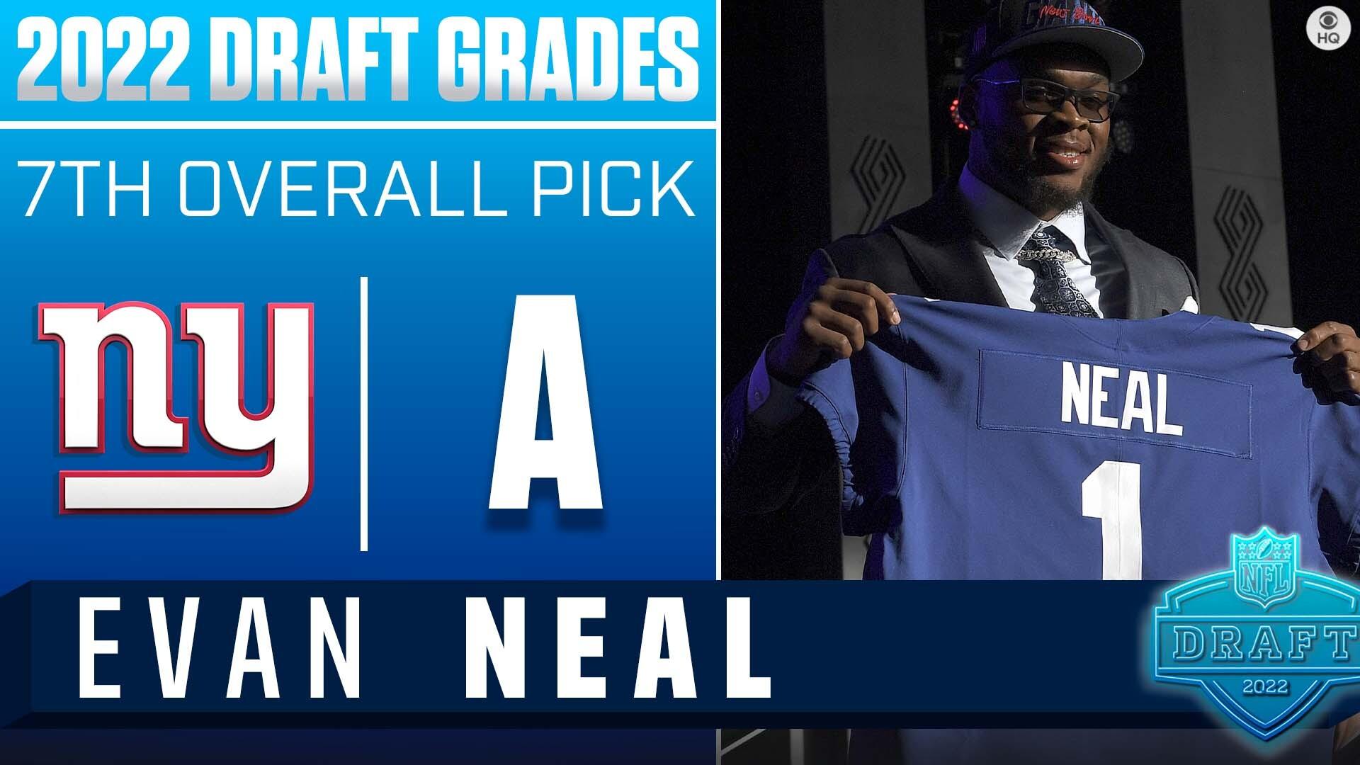 NFL Draft 2022: How to buy an Evan Neal New York Giants jersey